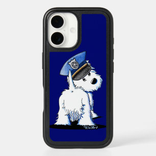 KiniArt Westie FUN Police iPhone 16 Case