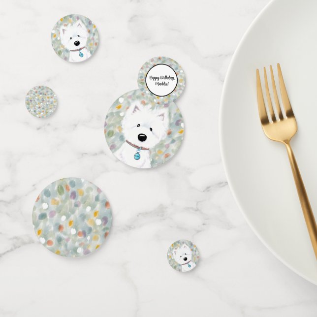 KiniArt Westie Impressions Confetti (Group)