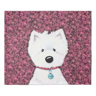 KiniArt Westie Impressions Duvet Cover