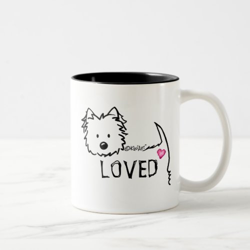 KiniArt Westie LOVED Mug