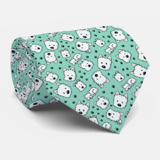 KiniArt Westie Lover Neck Tie