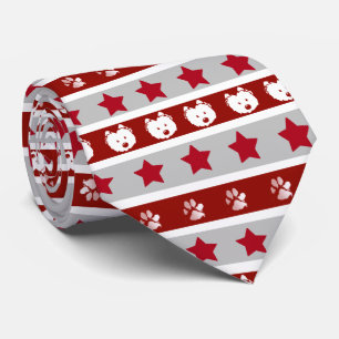 KiniArt Westie Lover Neck Tie