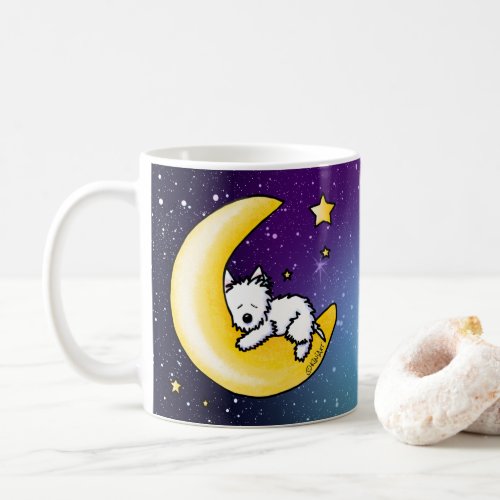 KiniArt Westie Lunar Love Coffee Mug