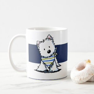 KiniArt Westie Nautical Mug