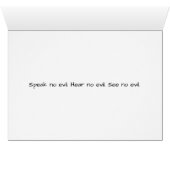 KiniArt Westie No Evil (Inside Horizontal (Bottom))