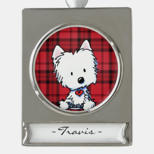 KiniArt Westie Personalized Ornament