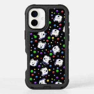 KiniArt Westie Polka Dot iPhone 16 Plus Case