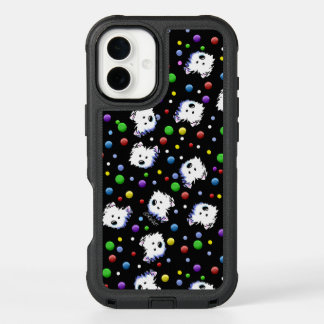 KiniArt Westie Polka Dot iPhone 16 Plus Case