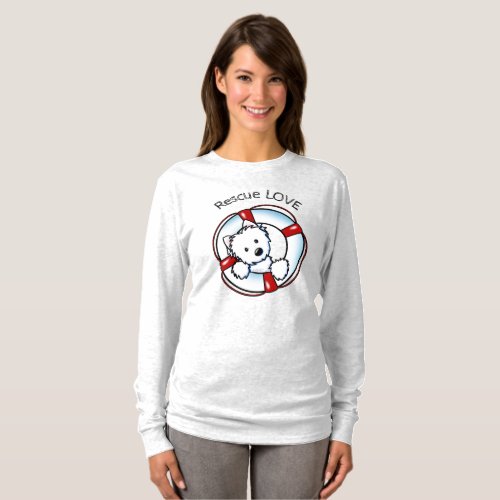 KiniArt Westie Rescue T_Shirt