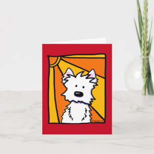 KiniArt Westie Sunshine Card