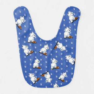 KiniArt Westie Tailgate Baby Bib