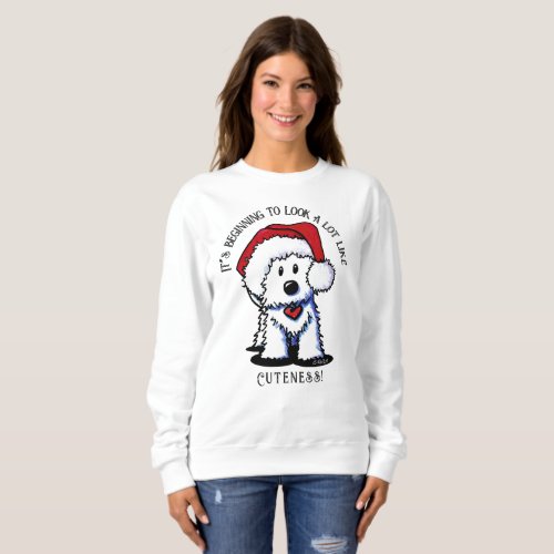 KiniArt Westie Terrier Christmas Sweatshirt