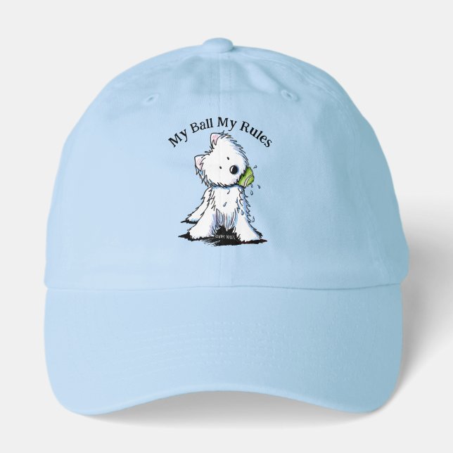 KiniArt Westie Terrier Hat (Front)