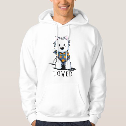 KiniArt Westie Terrier LOVED T_Shirt Hoodie