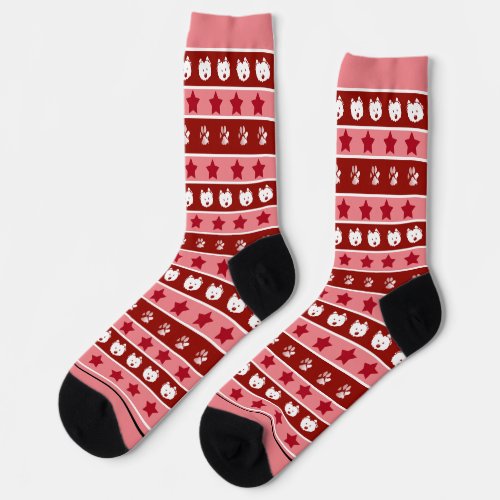 KiniArt Westie Terrier Socks