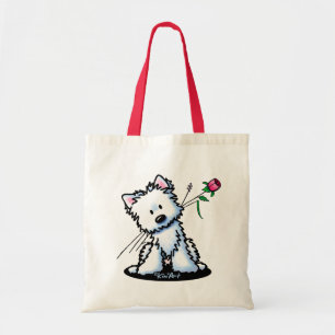 KiniArt Westie Terrier Tote Bag