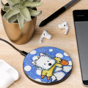 KiniArt Westie Terrier Wireless Charger