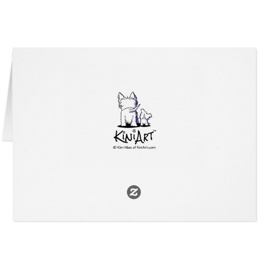 KiniArt Westie Time (Back Horizontal)