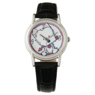 KiniArt Westie Time Wrist Watch