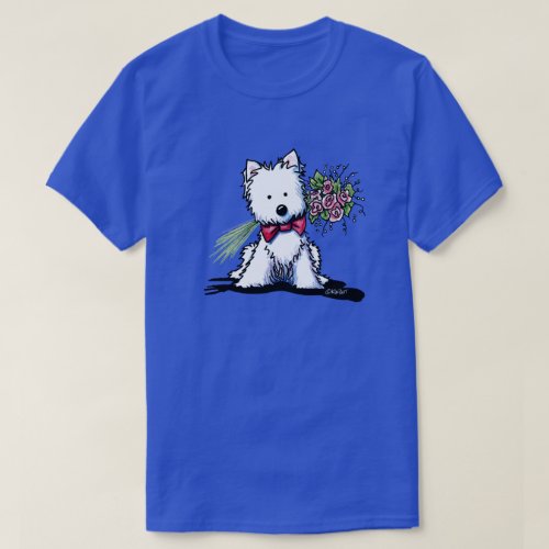 KiniArt Westie Valentine T_Shirt