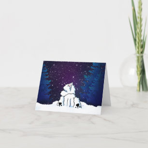 KiniArt Westie Winter Card