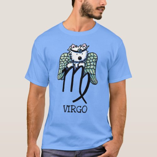 KiniArt Westie Zodiac Virgo T_Shirt