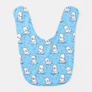 KiniArt Westies Baby Bib