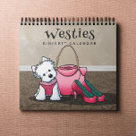 KiniArt Westies Calendar<br><div class="desc">KiniArt Westie dog art calendar design by Contemporary PUP Artist, Kim Niles. ÂŠī¸ Kim Niles, KiniArt - All Rights Reserved.</div>