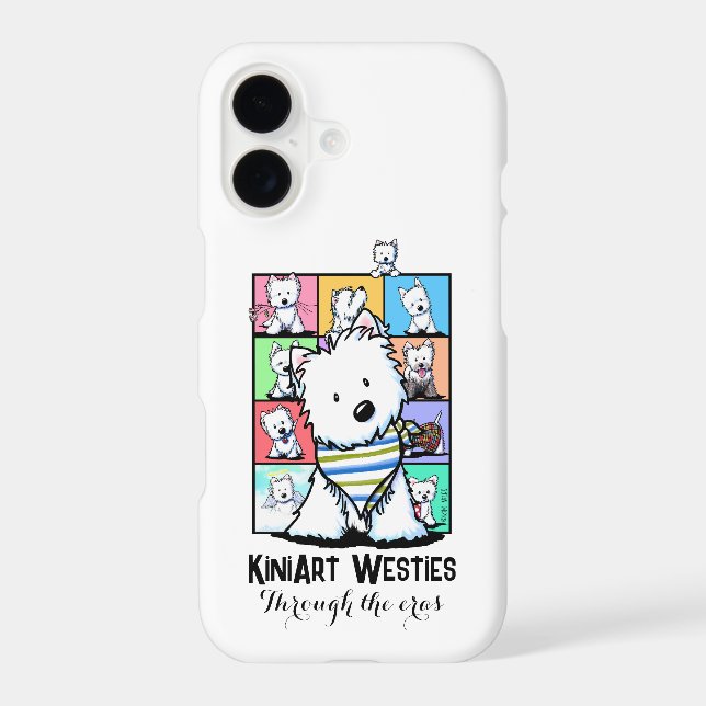 KiniArt Westies Eras Phone Case (Back)