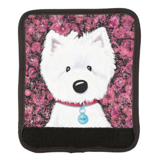 KiniArt Westies Impressions Luggage Handle Wrap