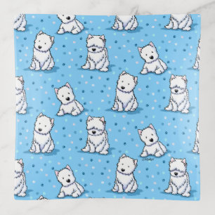 KiniArt Westies Trinket Tray