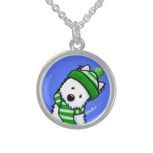 KiniArt Winter Westie Necklace