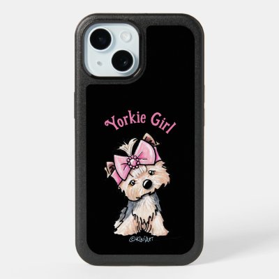 KiniArt Yorkie  iPhone 15 Case