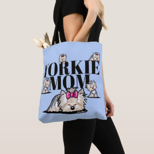 KiniArt Yorkie Mom Tote Bag