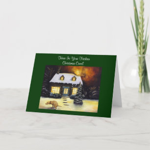 Kinkades Nightmare Holiday Card