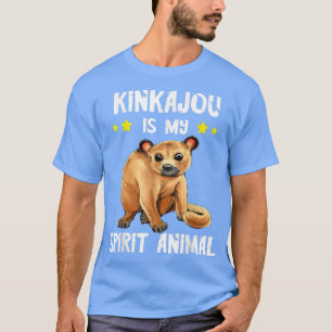 Kinkajou Is My Spirit Animal Honey Bear Night Ape T-Shirt