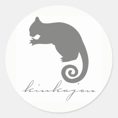 Kinkajou Silhouette Stickers