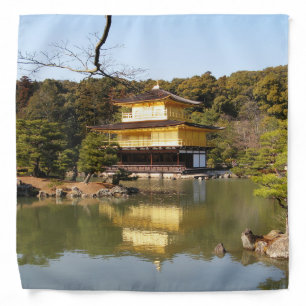 Kinkaku-ji 金閣寺 Temple of the Golden Pavilion Bandana