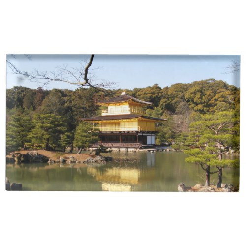 Kinkaku_ji 金閣寺 Temple of the Golden Pavilion Place Card Holder