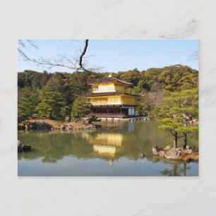 Kinkaku-ji 金閣寺 Temple of the Golden Pavilion Postcard