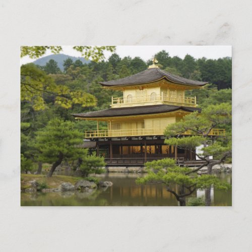 Kinkaku_ji Golden Pavilion Postcard
