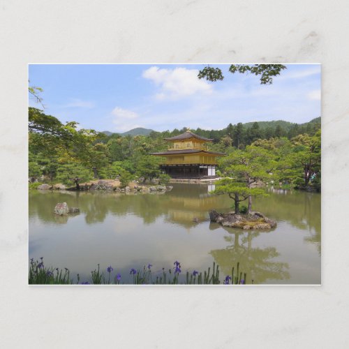 Kinkaku_ji Golden Pavillion Kyoto Japan Postcard