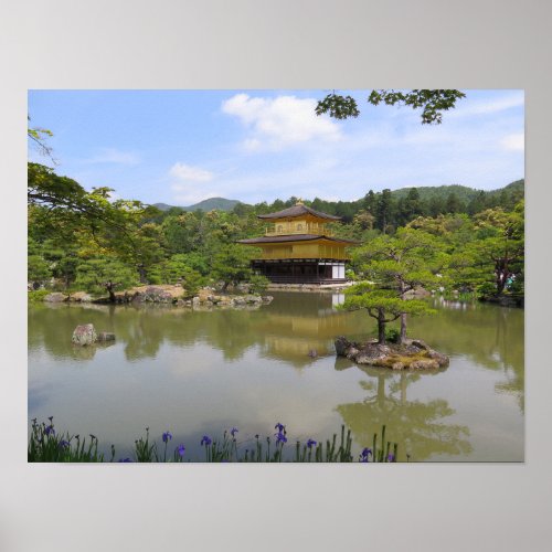 Kinkaku_ji Golden Pavillion Kyoto Japan Poster