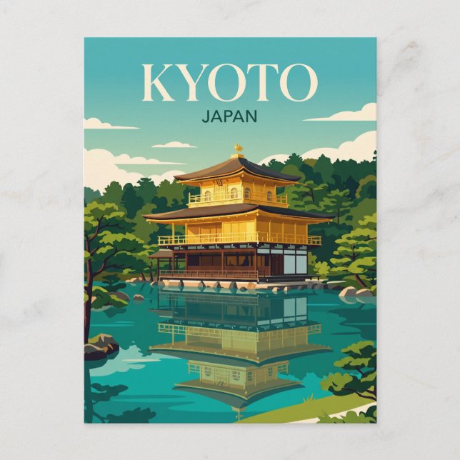 Kinkaku-ji Japan Postcard (Front)