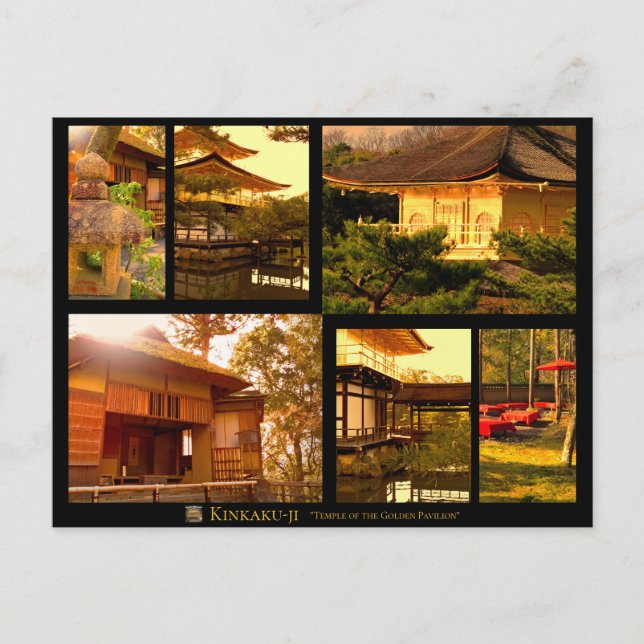 Kinkaku-ji (Kun-ji) Postcard (Front)