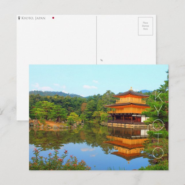 Kinkaku-ji, Kyoto, Japan Postcard (Front/Back)