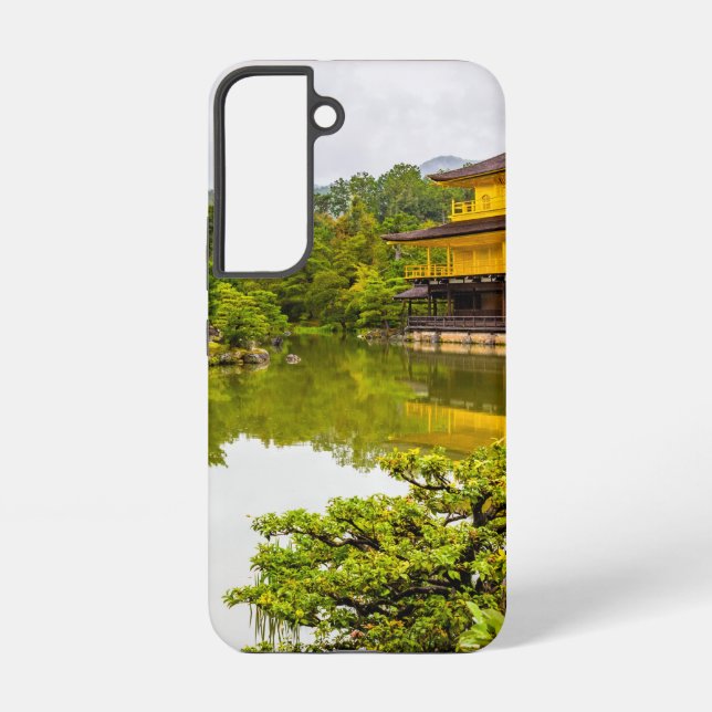 Kinkaku-ji Or Golden Pavilion And Pond, Kyoto Samsung Galaxy Case (Back)