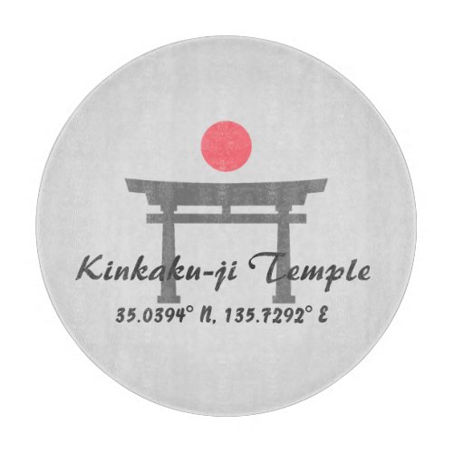 Kinkaku_ji Temple Latitude  Longitude  Cutting Board