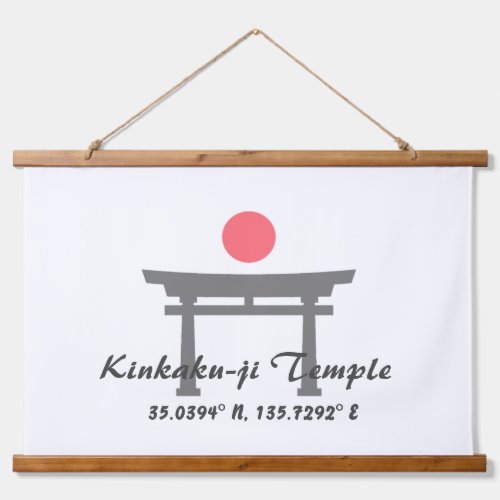 Kinkaku_ji Temple Latitude  Longitude  Hanging Tapestry