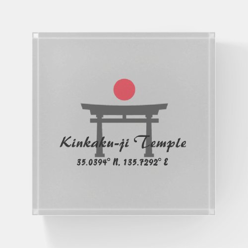 Kinkaku_ji Temple Latitude  Longitude  Paperweight